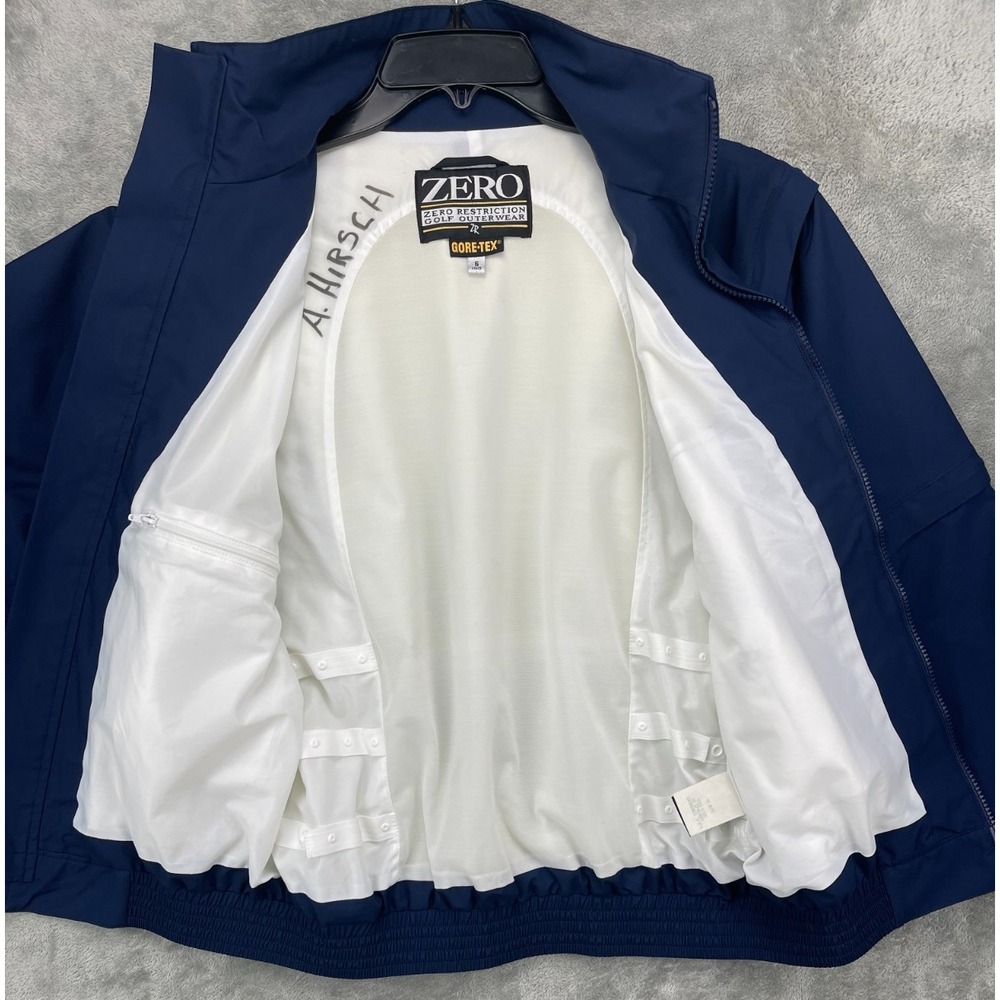 Zero Restriction Women's Gore-Tex Convertible Jacket Sz S Navy Long/Short/Vest - Picture 10 of 13